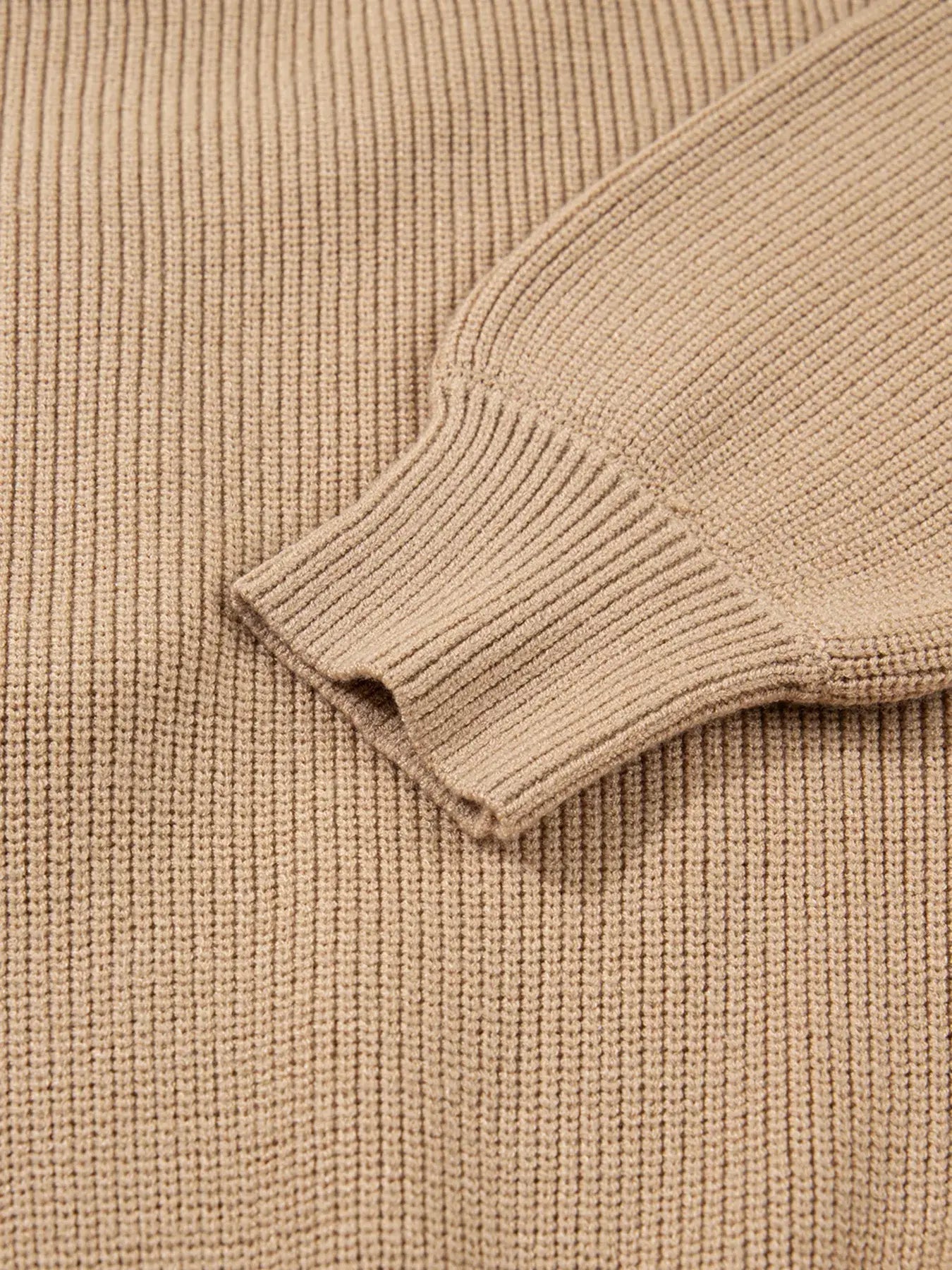 Pearl Embellished Keyhole Ribbed Sweater Dress - Trendsi - Flyclothing LLC