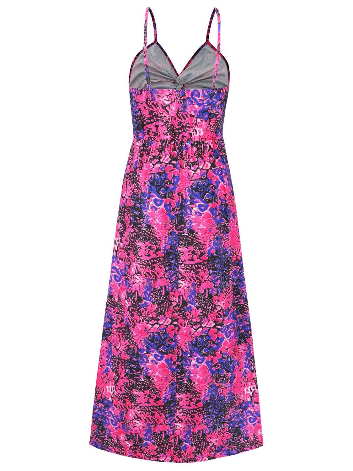 Twisted Printed V-Neck Cami Dress - Trendsi - Flyclothing LLC