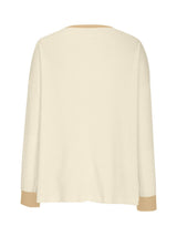 Waffle Knit Round Neck Long Sleeve T-Shirt - Trendsi - Flyclothing LLC