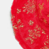 Fuzzy Snowflakes Polyester Hat - Trendsi - Flyclothing LLC