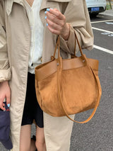 Lightweight Classic Color Tote Bag - Trendsi - Flyclothing LLC