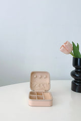 PU Leather Square Jewelry Box - Trendsi
