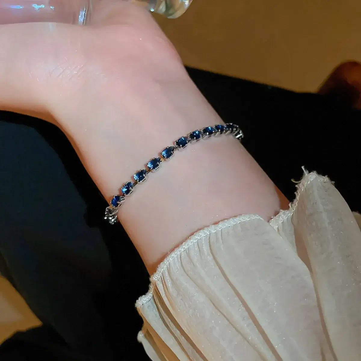 Alloy Zircon Bracelet - Trendsi - Flyclothing LLC