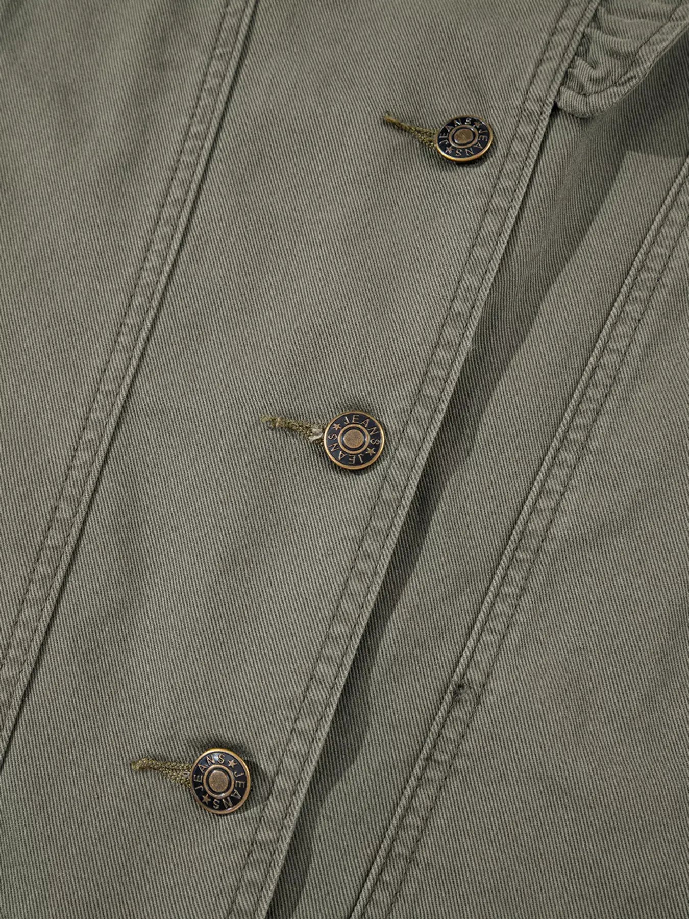 Ruffled Patchwork Denim Jacket Vest - Trendsi - Flyclothing LLC