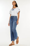Kancan Full Size High Rise Slim Wide Leg Jeans - Trendsi