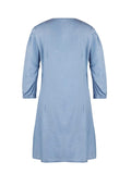 Full Size V-Neck Half Sleeve Dress - Trendsi - Flyclothing LLC