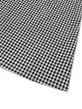 Smocked Plaid Round Neck Layered Short Sleeve Blouse - Trendsi - Flyclothing LLC