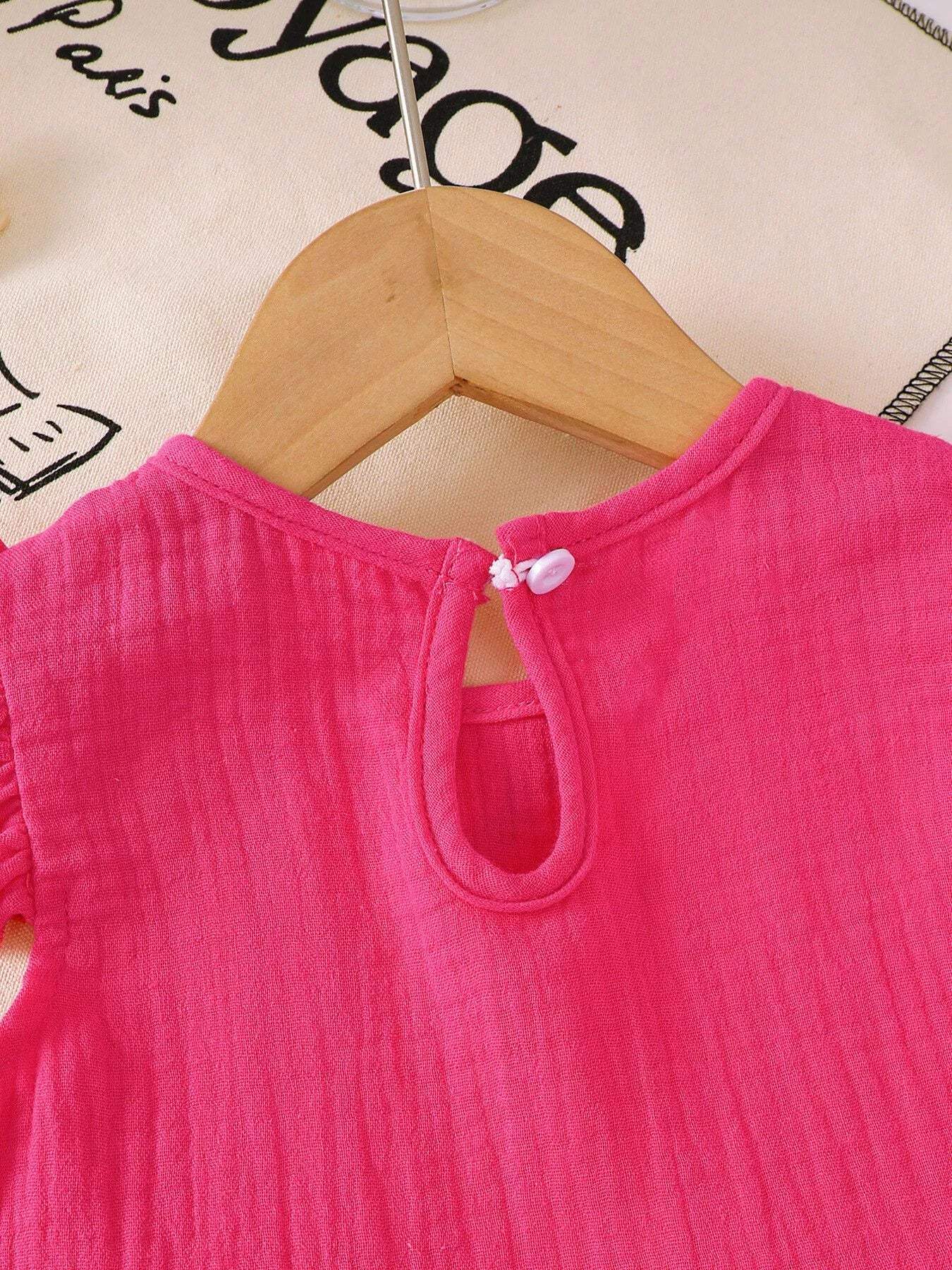Children's Ruffle Trim Bowknot Top & Shorts Set - Trendsi - Flyclothing LLC