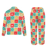 Baha Ranch Colores De Mexico Picado Womens Satin Pajamas