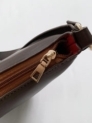 PU Leather Shoulder Bag with EarPods Bag - Trendsi