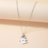 Halloween Cute Ghost Pendant Necklace - Trendsi - Flyclothing LLC