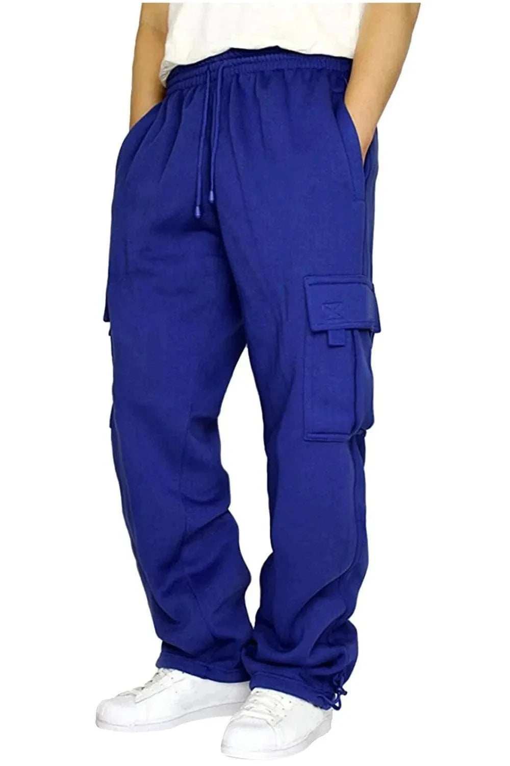 Men's Full Size Drawstring Pants Plus Size - Trendsi - Flyclothing LLC