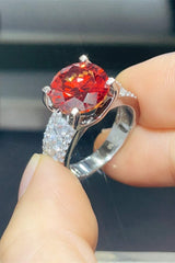 5 Carat Moissanite 925 Sterling Silver Ring - Trendsi - Flyclothing LLC