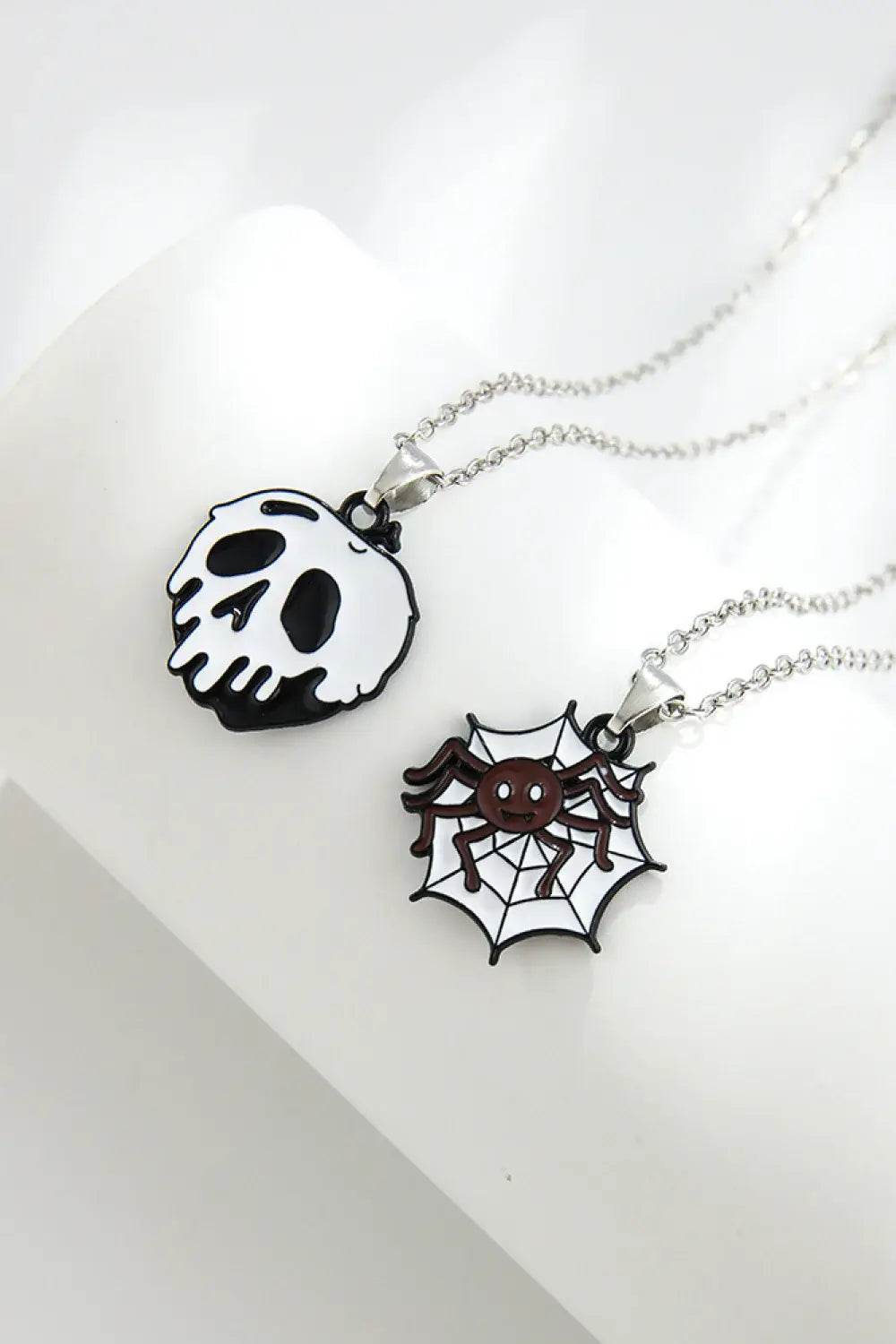 Two-Piece Halloween Theme Necklace Set - Trendsi - Flyclothing LLC