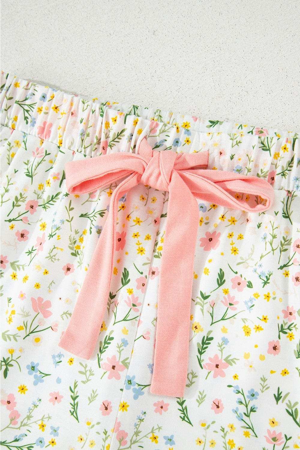 Printed Button Up Short Sleeve Top and Shorts Lounge Set - Trendsi - Flyclothing LLC