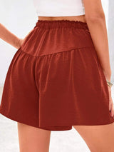 Full Size Casual Drawstring High Waist Relaxed Shorts Plus Size - Trendsi - Flyclothing LLC