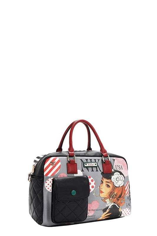 Nicole Lee USA Eco-Leather Boston Bag - Trendsi - Flyclothing LLC