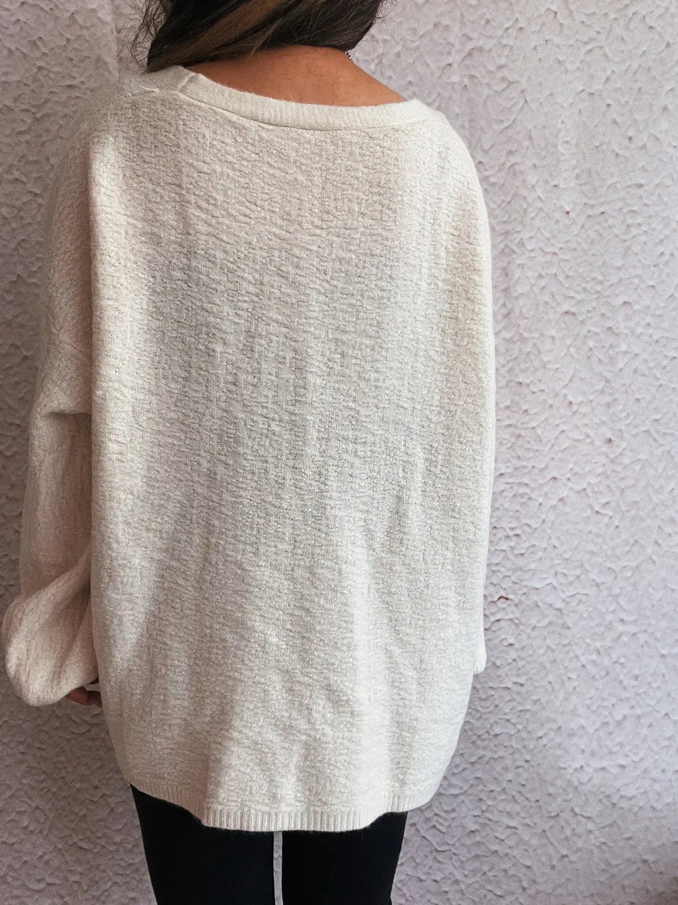 Open Front Long Sleeve Cardigan - Trendsi - Flyclothing LLC