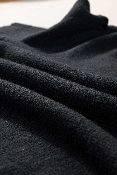 Tie Back Half Sleeve Sweater - Trendsi - Flyclothing LLC