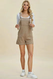 Double Take Full Size Texture Sleeveless Romper - Trendsi - Flyclothing LLC
