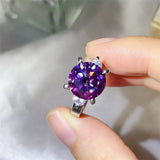 5 Carat Moissanite 925 Sterling Silver Ring - Trendsi - Flyclothing LLC