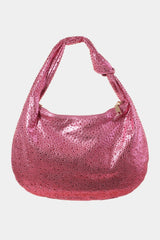 Fame Rhinestone Studded Handbag - Trendsi