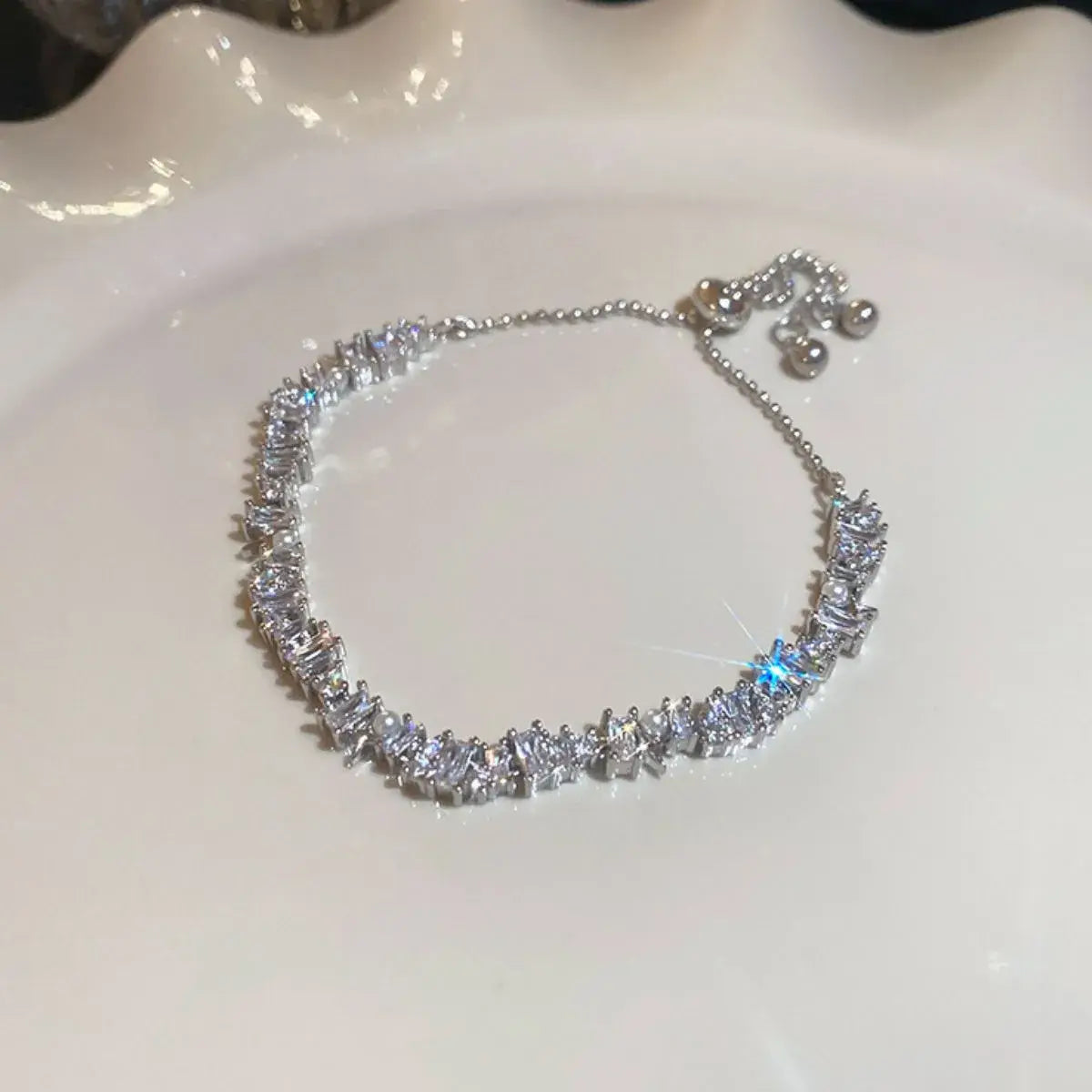 Copper Zircon Bracelet - Trendsi - Flyclothing LLC