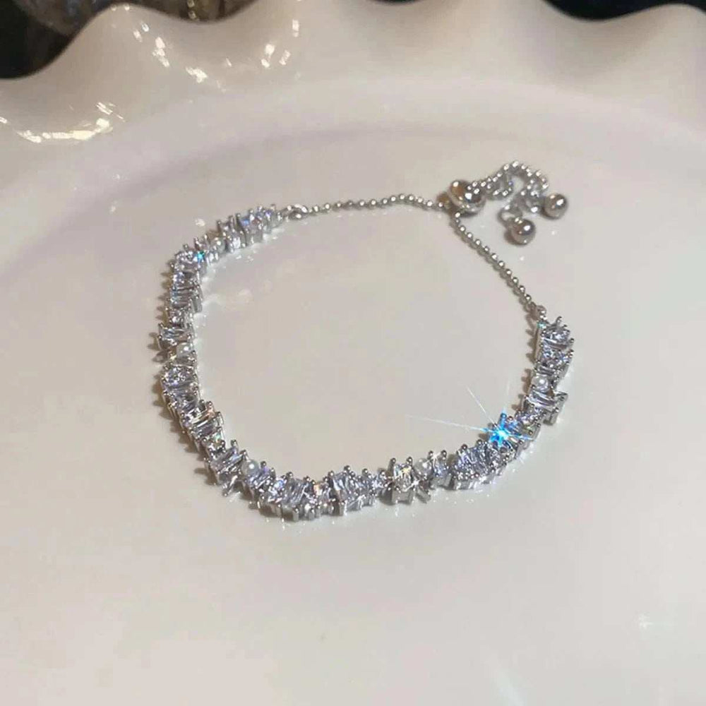 Copper Zircon Bracelet - Trendsi - Flyclothing LLC