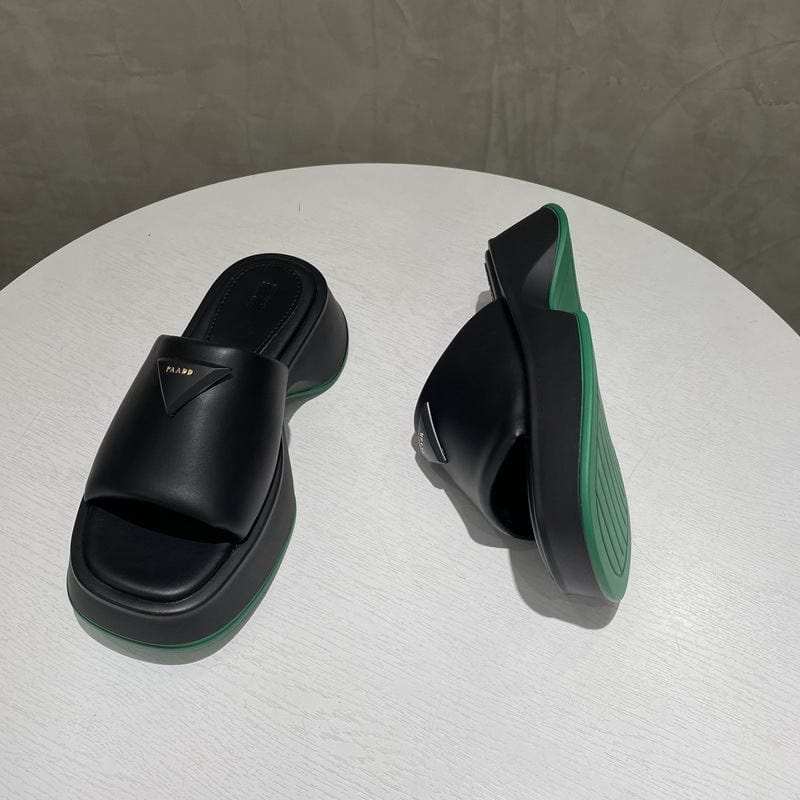 PU Leather Platform Sandals - Trendsi - Flyclothing LLC