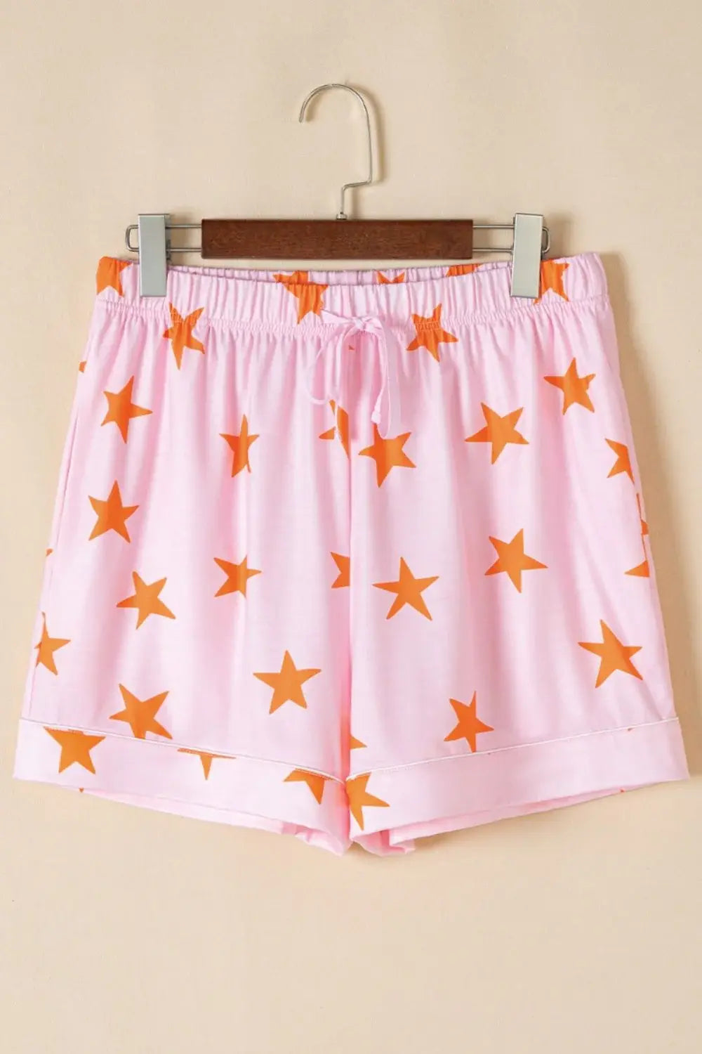 Star Print Short Sleeve Shirt and Shorts Set - Trendsi - Flyclothing LLC