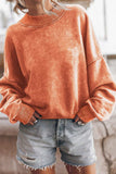 Mock Neck Dropped Shoulder Sweatshirt - Trendsi - Flyclothing LLC