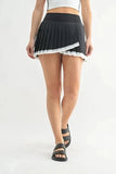 MONO B Court Charm Pleated Skort - Trendsi