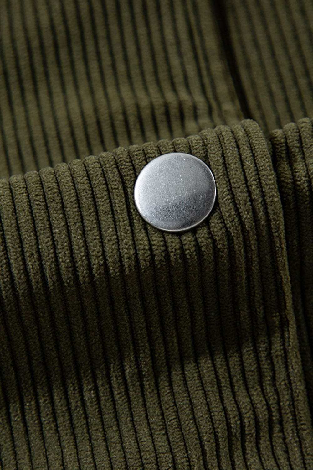 Contrast Baseball Collar Snap Down Long Sleeve Jacket - Trendsi - Flyclothing LLC