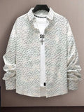 Men's Full Size Collared Neck Long Sleeve Shirt Plus Size - Trendsi - Flyclothing LLC