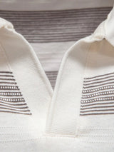 Men's Contrast Striped Short Sleeve Polo - Trendsi - Flyclothing LLC