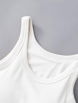 Round Neck Tank with Bra - Trendsi - Flyclothing LLC