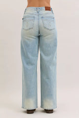 Judy Blue High Waist Column Straight Jeans - Trendsi - Flyclothing LLC