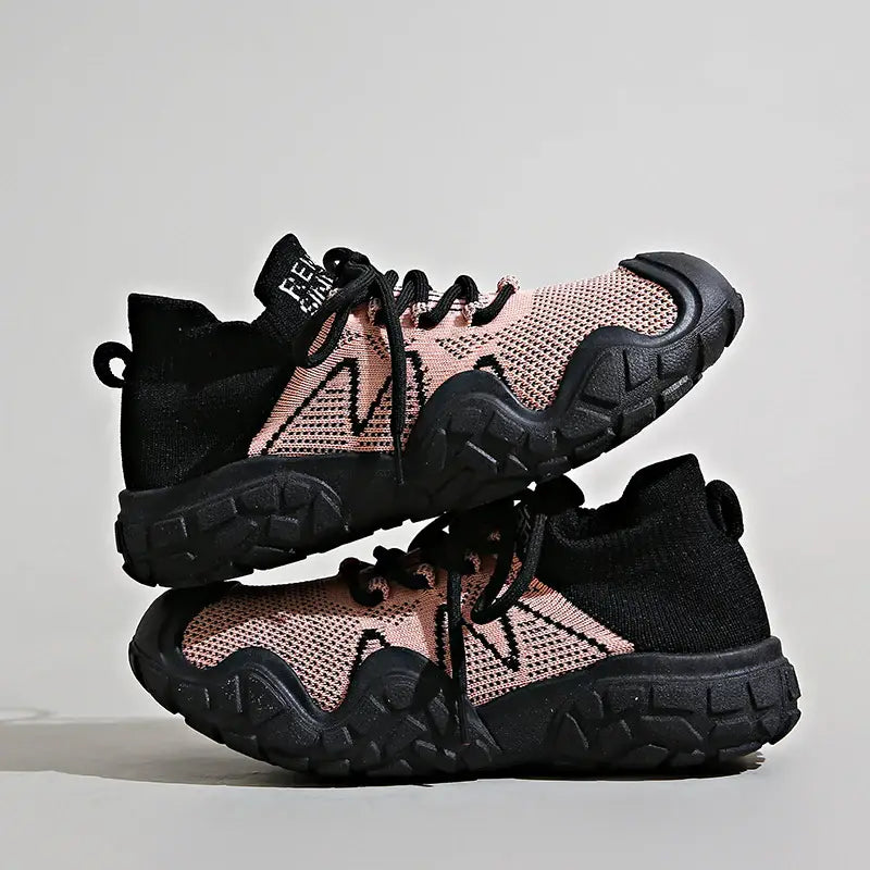 Contrast Mesh Platform Athletic - Trendsi - Flyclothing LLC