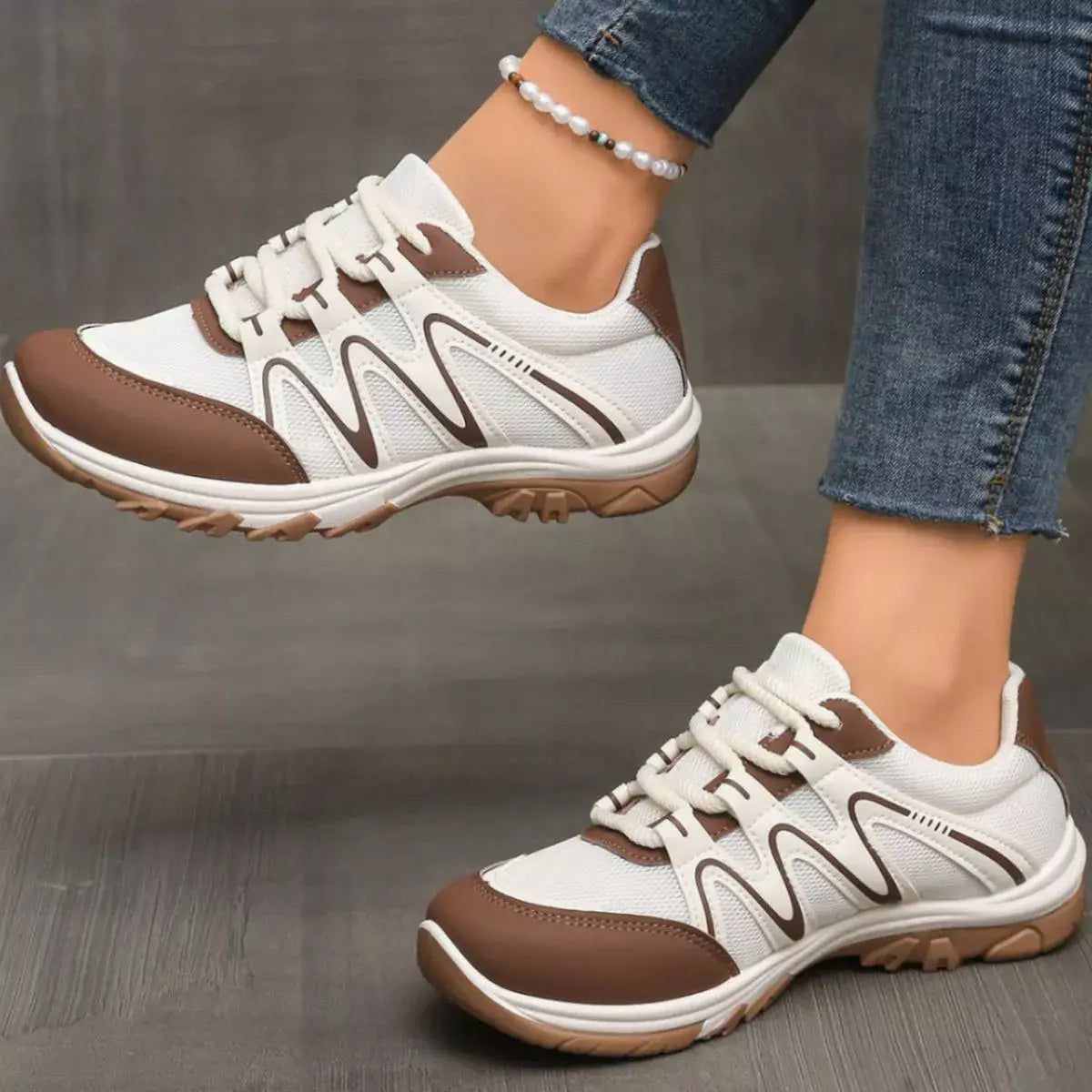 Lightweight Lace Up Athletic - Trendsi - Flyclothing LLC