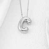 Copper Bubble Letter Pendant Necklace - Trendsi - Flyclothing LLC