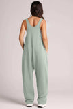 Wide Strap Jumpsuit with Pockets - Trendsi - Flyclothing LLC