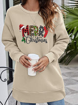 MERRY CHRISTMAS Graphic Sweatshirt - Trendsi - Flyclothing LLC