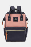 Himawari Waterproof Canvas Backpack Bag with Side Pockets - Trendsi
