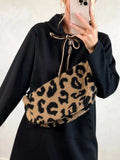 Full Size Casual Drawstring Hooded Sweatshirt Dress Plus Size - Trendsi - Flyclothing LLC