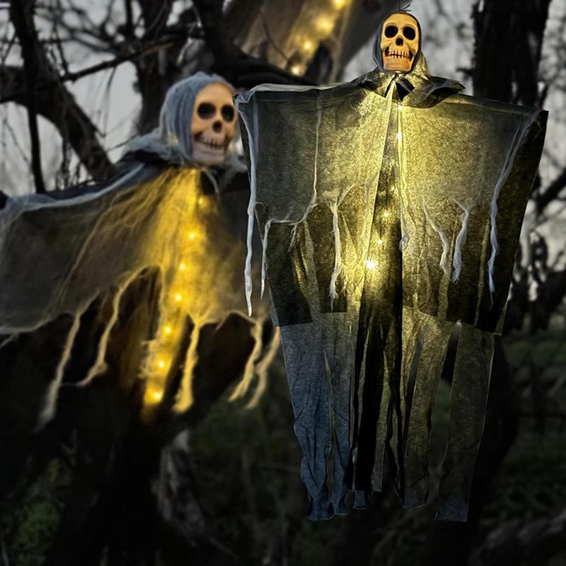 Halloween Decorations Horror Hanging Ghost Skull Skeleton Prop Perfect For Home Outdoor Yard Party Supplies Festival Decorations - My Store - Flyclothing LLC