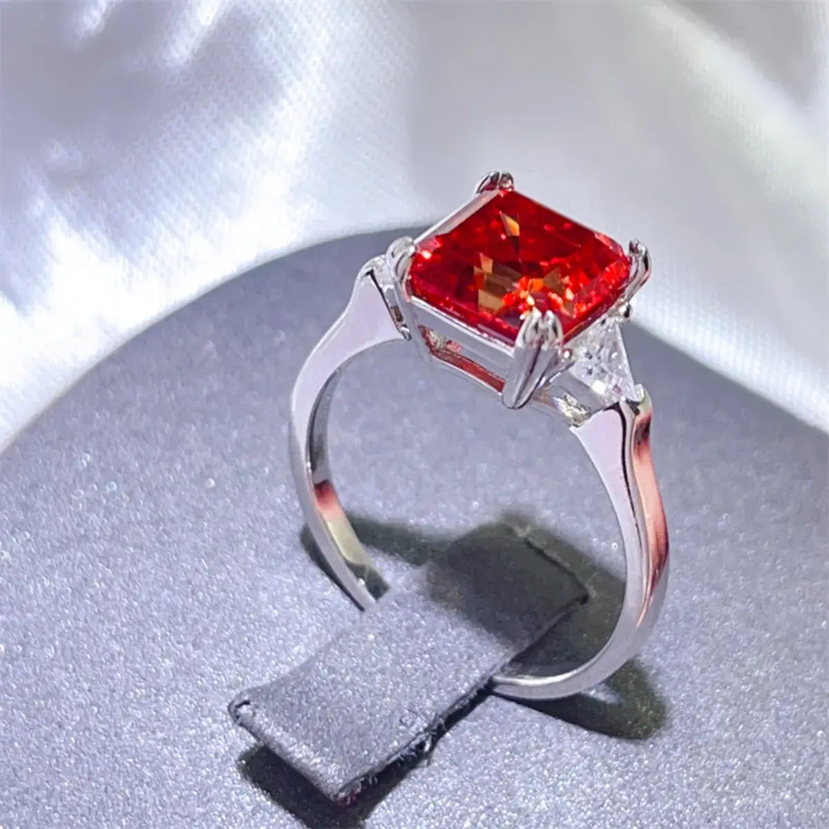 3 Carat Moissanite 925 Sterling Silver Ring - Trendsi - Flyclothing LLC