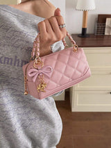 Quilted Chain Crossbody Bag - Trendsi - Flyclothing LLC