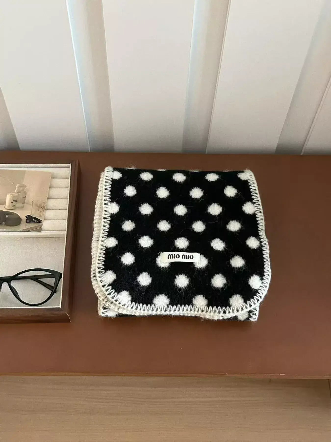 Polka Dot Warm Scarf - Trendsi - Flyclothing LLC