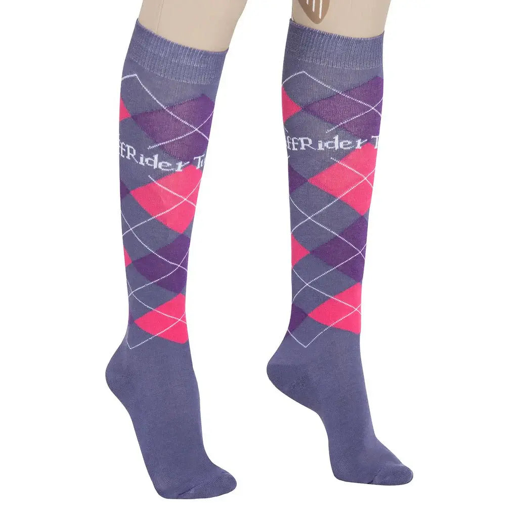 TuffRider Argyle Knee Hi Socks - Breeches.com - Flyclothing LLC