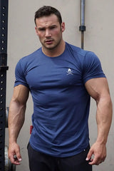Men's Round Neck Short Sleeve T-Shirt - Trendsi - Flyclothing LLC